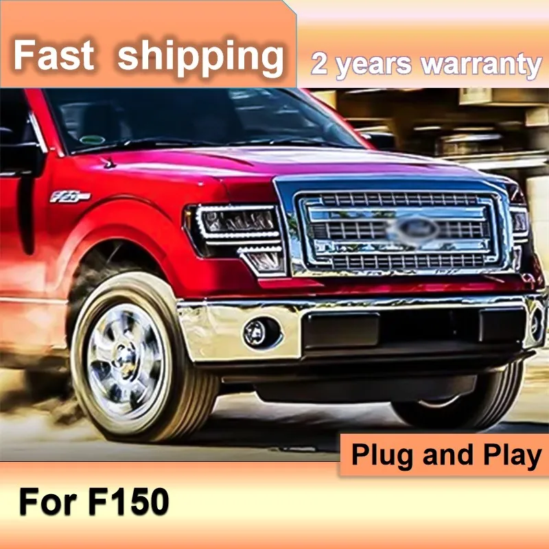 

Автомобильные аксессуары для Ford F150 Raptor SVT 2012 фары 2008-2014 Raptor фары ДХО динамический поворотный сигнал проектор дальнего света