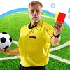 PVC Soccer Referee Cards Set, Red and Yellow Penalty Cards, Football Match Training Tool, Sports Supplies 7x11cm 2 Pcs 4 Pcs 8Pc 6