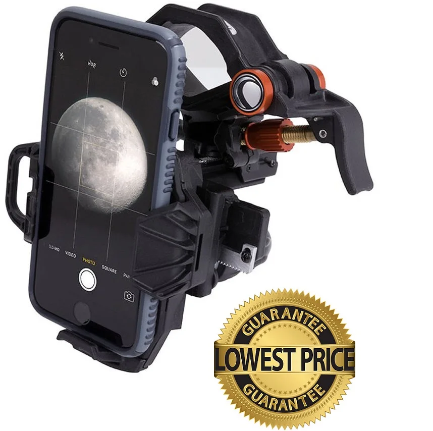 Celestron NexYZ 3-Axis Universal Smartphone Adapter Capture Images And Video Through Your Telescope or Spotting Scope