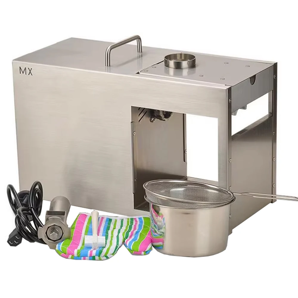 XEOLEO Household Oil Presser 1500W Automatic Olive Oil Press Machine Cold Press Oil Extractor Machine Usedfor Peanut/Walnut 4