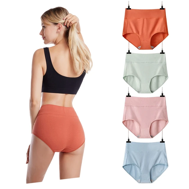 Cotton Panties for Women High Waist Female Underwear Large Size M-XXXXL  Underwear Women Cozy Breathable