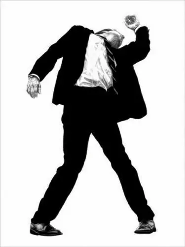 

Robert Longo Men In The Cities Frank Print Art Canvas Poster For Living Room Decor Home Wall Picture