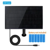Panneau solaire 25W avec contrôleur de Charge MPPT, sortie 5V 12V 18650, lampe LED étanche alimentée par batterie pour routeur WiFi 3G CPE 4G 5