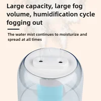 2.5L Humidifier USB Double Spray Home Dormitory Office Bedroom Desktop with Small Night Light Constant Temperature Aromatherapy 2