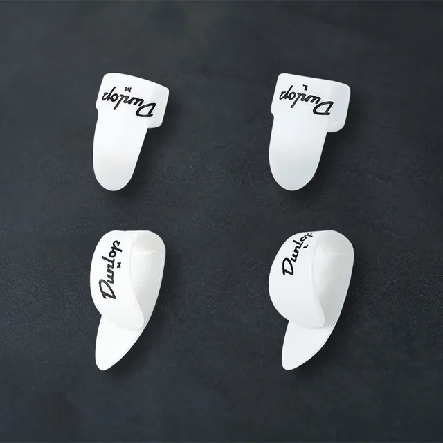 Médiators De Doigts Pour Guitare Et Basse - Lot De 4 Tailles (S, M, L, XL) En Résine - Jeu Précise Et Confortable