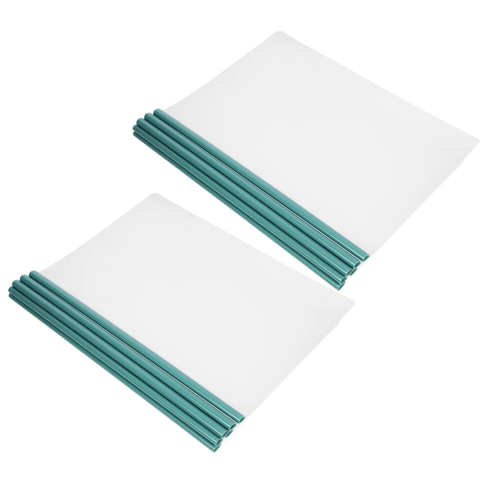 

10 Pcs Binder Clips File Resume Folder Folders Binders Book Cover Clear Portfolio Report Covers Sliding Bar