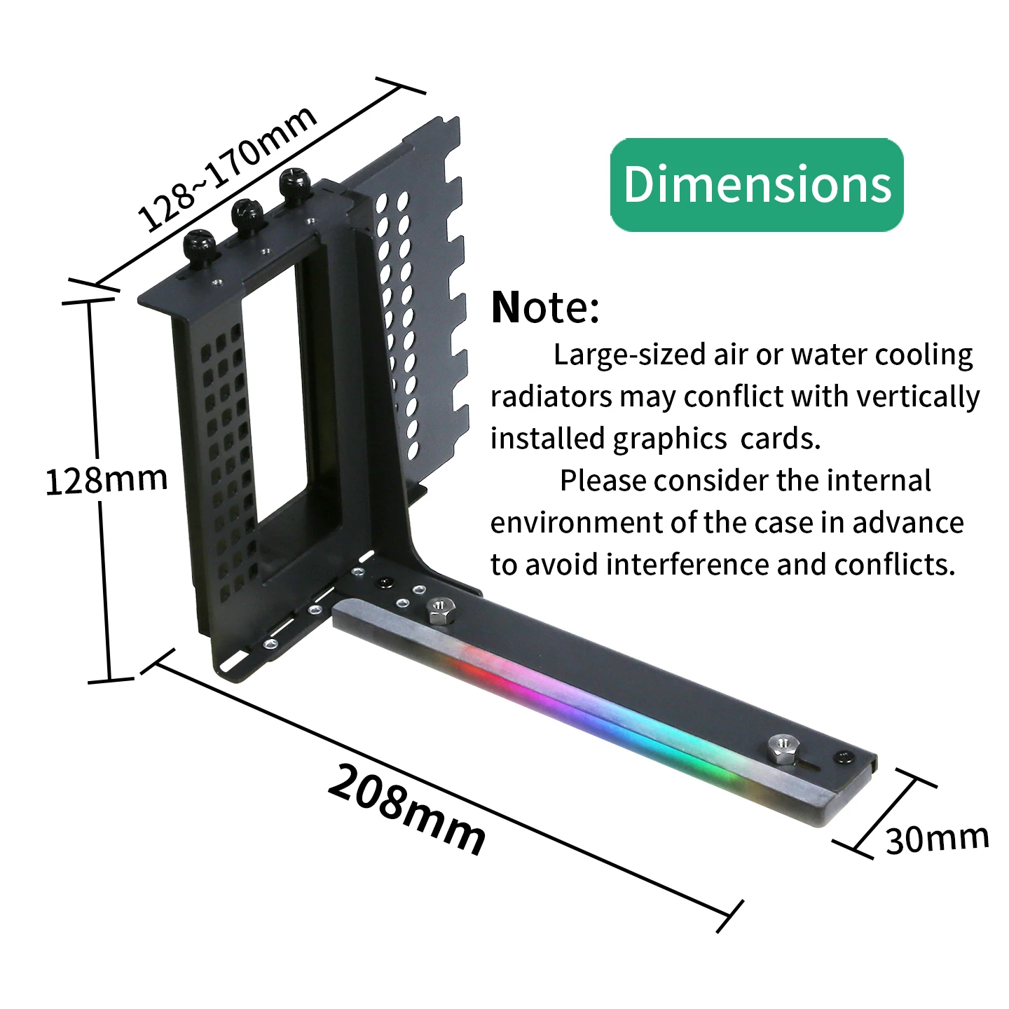 Câble Rallonge PCIe 5.0 – Câble De Montage Vertical GPU, 128 Gbit/s (Neuf)