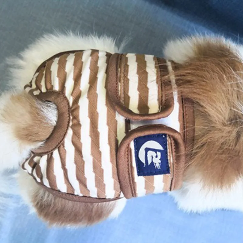 Pet Striped Physiological Trousers Anti Harassment Cotton Dog Menstrual Elasticated Edges Prevent Strangulation Pet Products dog diapers pet diapers dog nappies