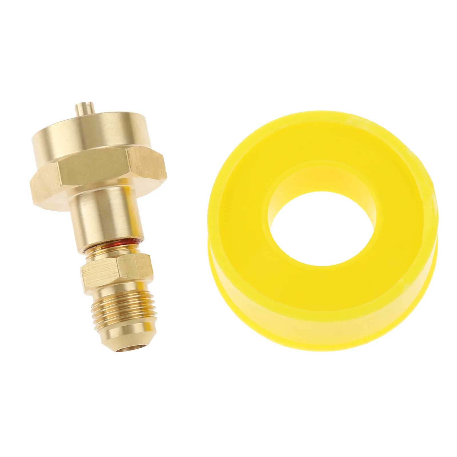 Brass Adapter 3/8" Male Flare Thread Hook Up High Pressure Extension Hose Propane Refill Hose Adapter Gas Torch