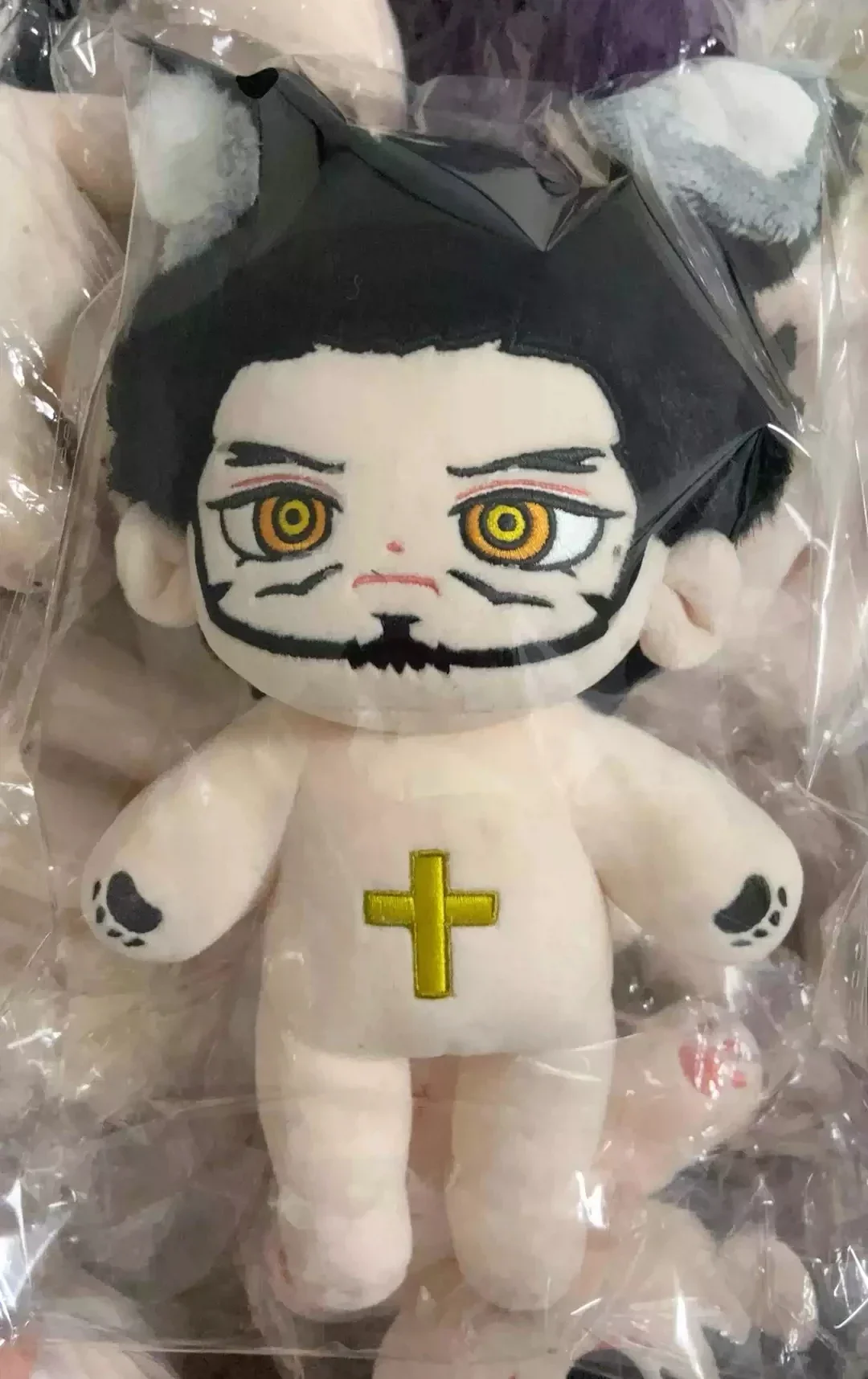 

Anime Game Role Dracule Mihawk Cosplay Plush Cotton Stuffed Body Dress Up Plushie Pillow Mascot Xmas Gift 20CM New