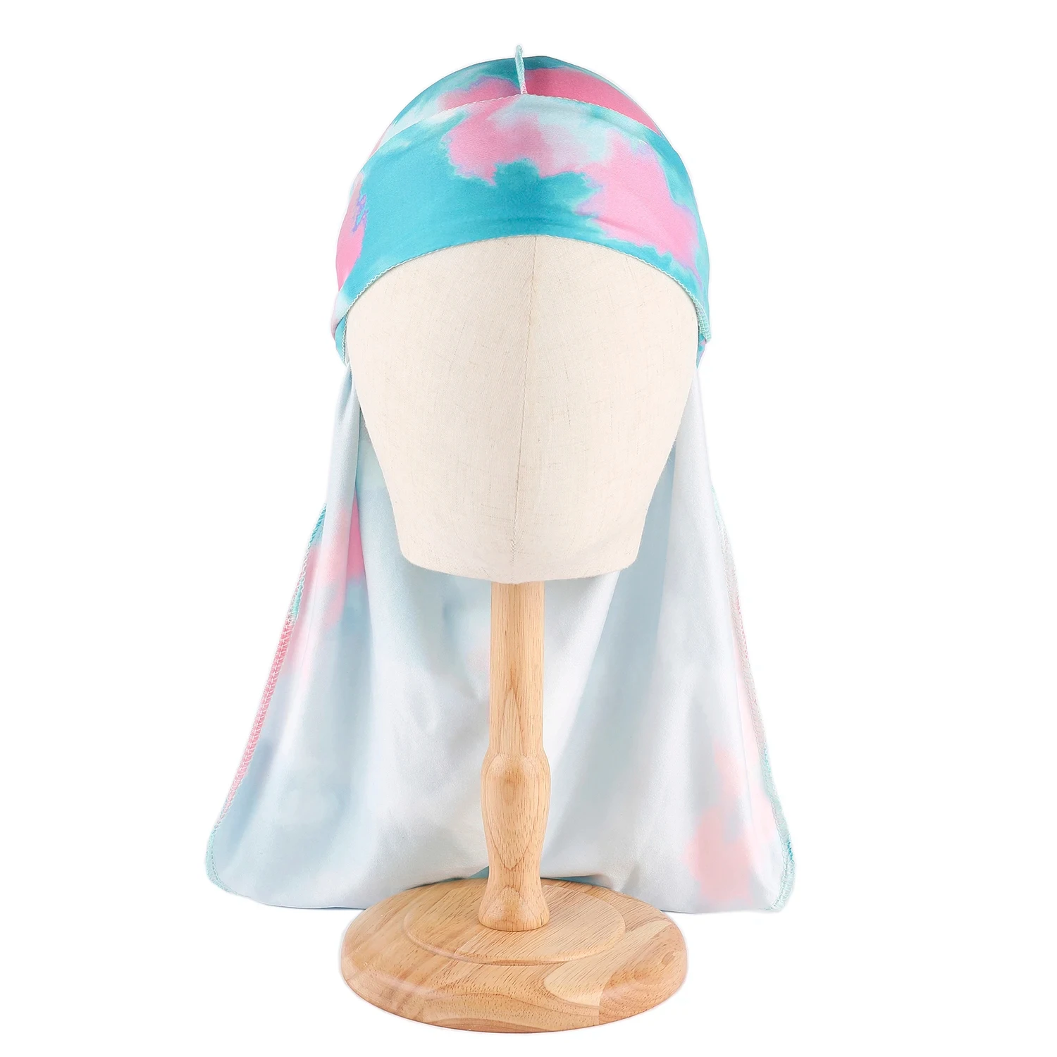 Fashion Camo Men's Silky Durags Turban Print Unisex Silk Durag Headwear Bandans Headband Hair Accessories Pirate Hat Waves Rags 5