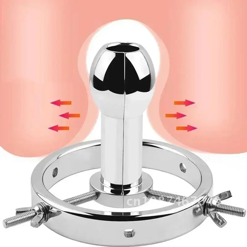 Metal Anal Plug Dilator Adjustable Anovaginal Peep for Woman/man/Couples Anal Dilator Adult Deep Butt Sex Plug Toy 18 Tool