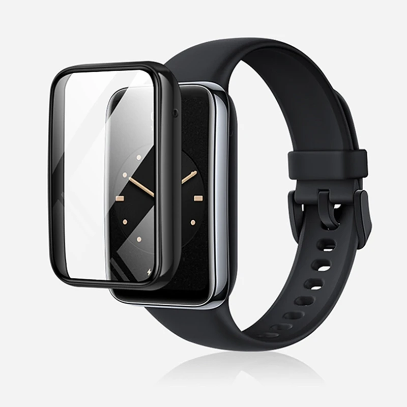 Фото Чехол из поликарбоната и стекло для Xiaomi Mi Band 8 Pro, полное покрытие, Защита экрана для Xiaomi Mi Band 8Pro Mi band 8 Pro, защитный чехол №2