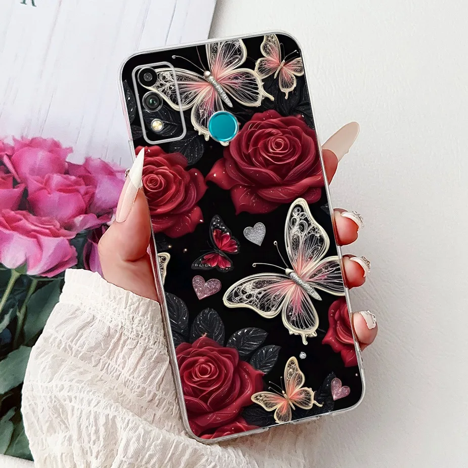Luxury Painted Soft Slim Phone Case for Honor 9X and 10X Lite