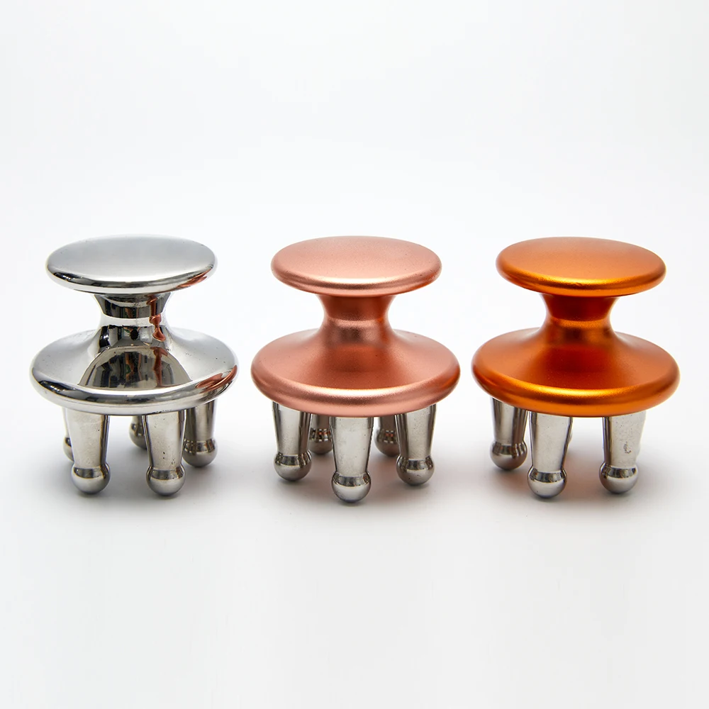 5 Head Lymphatic Acid Drainage Magnetotherapy Massager Fork Meridian Points Massage Health Beauty