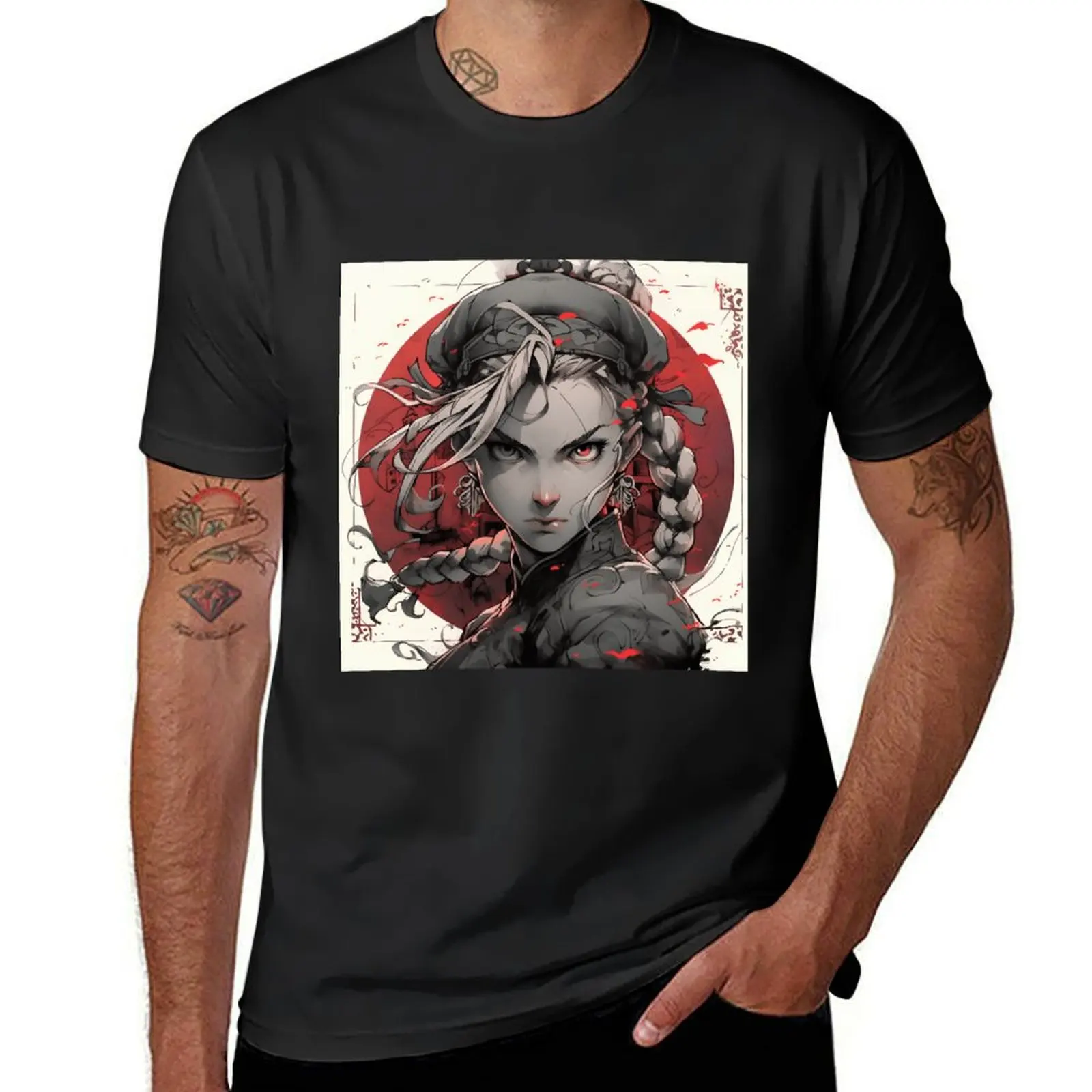 

Cammy - 2 T-Shirt plain summer tops blacks plus sizes men clothings