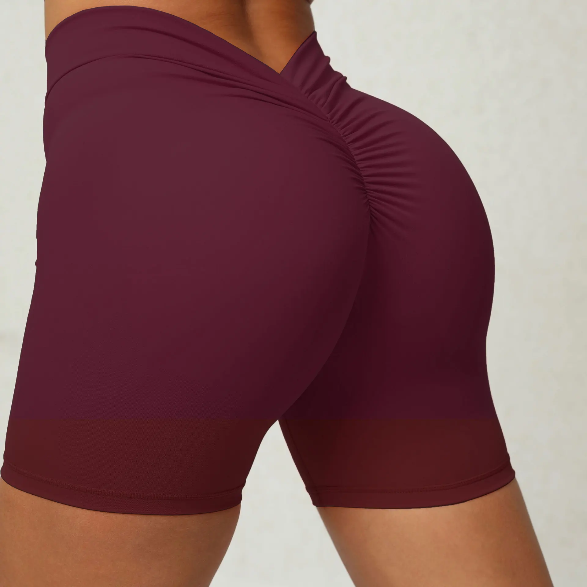 Wine red shorts