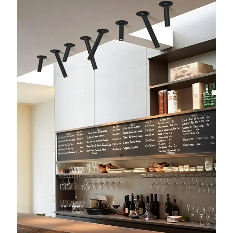 LED Ceiling Light 12w Long Tube Recessed Rotating for Kitchen Bedroom