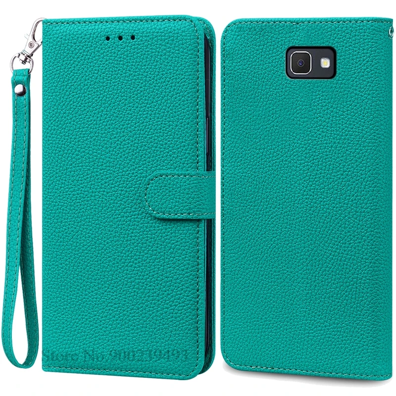 Leather Wallet Flip Cover for Samsung Galaxy J7 Prime