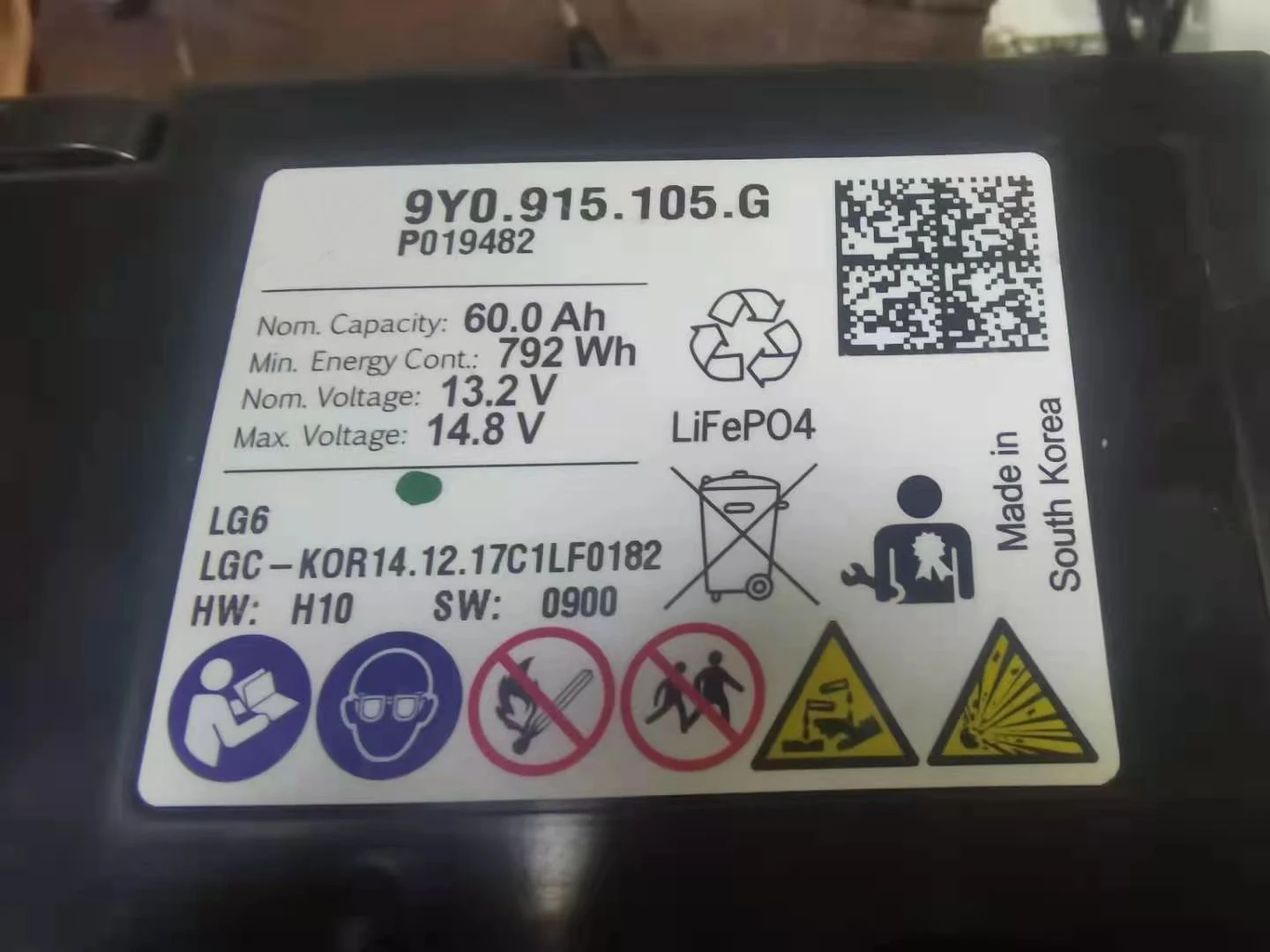 9Y0915105G 9Y0915105L Original Hybrid High Voltage Lithium Battery P019482 Fit For Porsche Cayenne Panamera Macan 12V power tool batteries rechargeable batteries