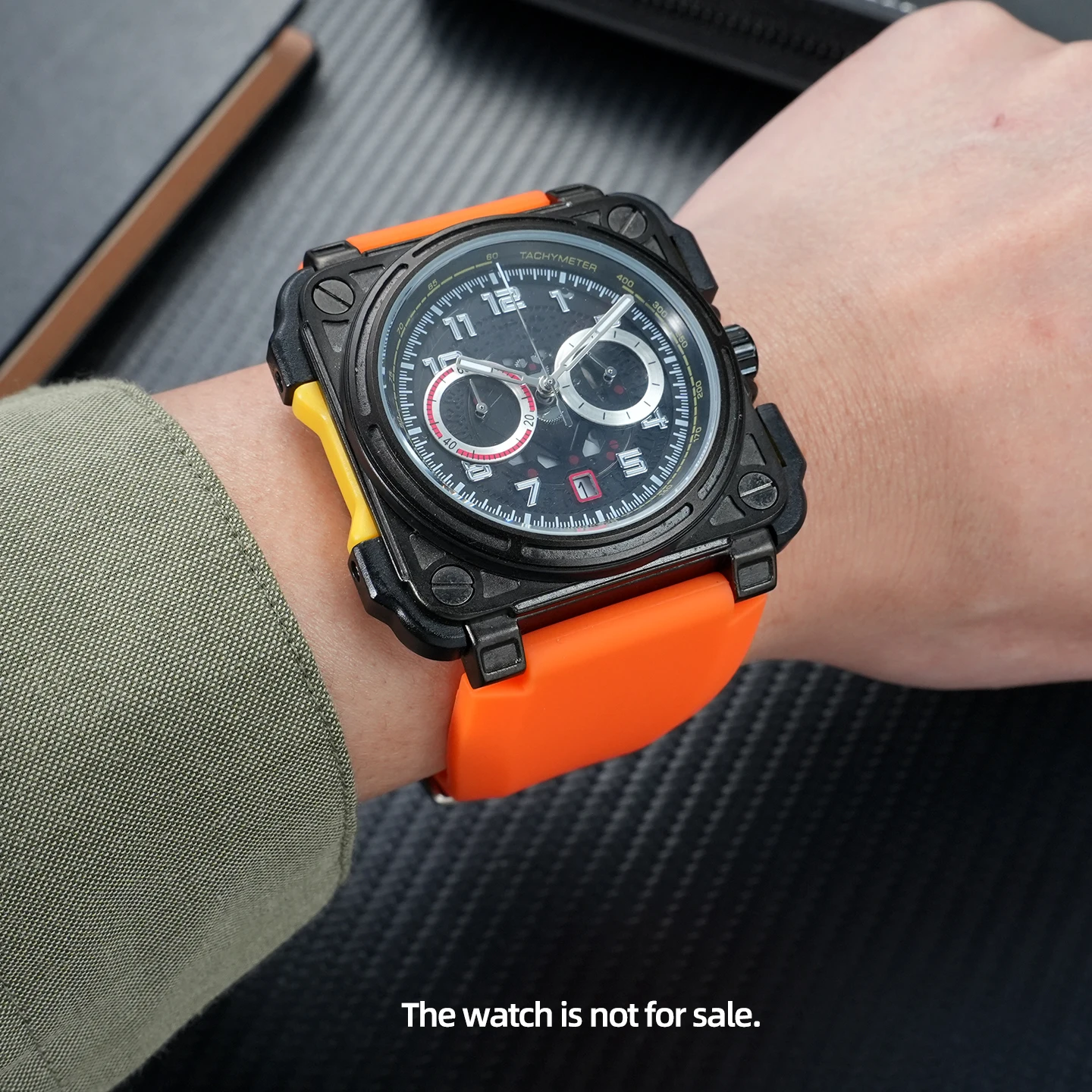 Waterproof Silicone Sports Watch Strap | Soft 24mm Rubber Wristband