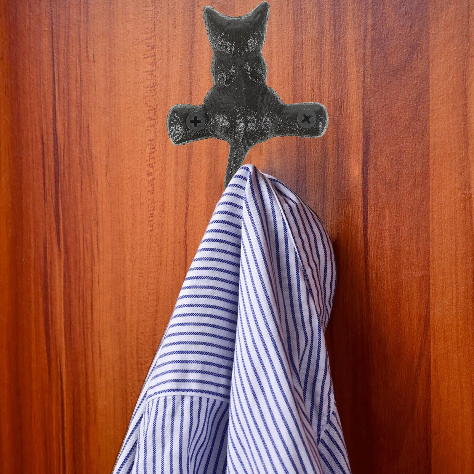 2 Pcs Classical Cat Hooks Wall Coat Hanger Retro Wall Hooks Key Hook Purse Hook For Home Storage ganization