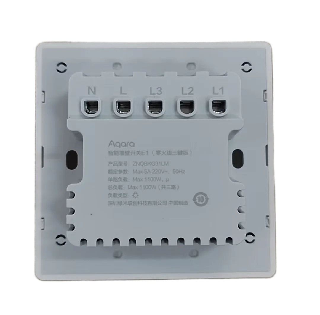 Original Smart Wall Switch E1 Version Wireless Key Zigbee 3.0 Light Switch Wire
