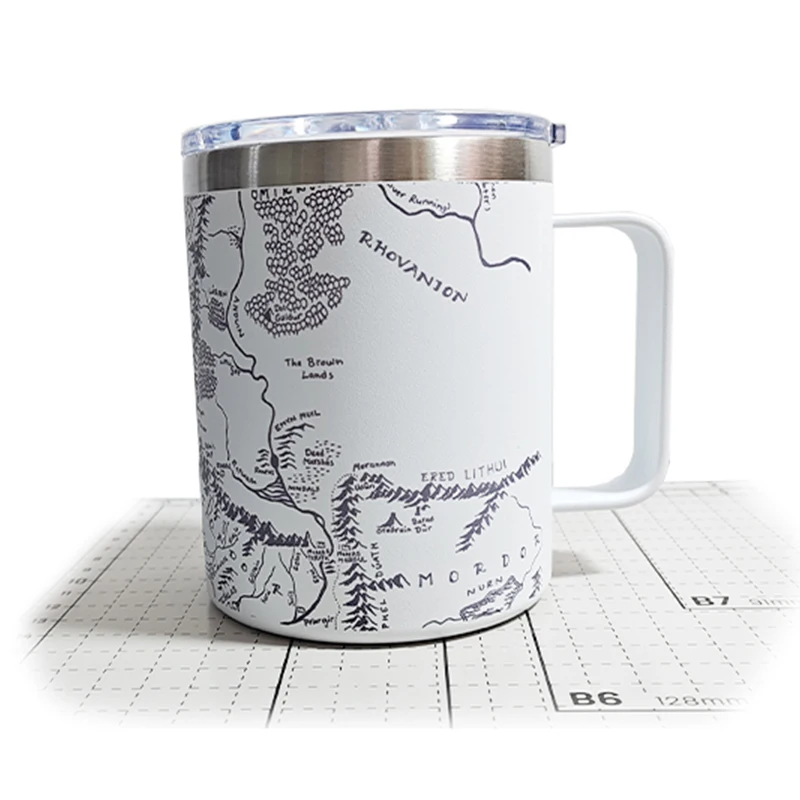 

Middle-earth Map Coffee Vacuum Flask Mug 304 Stainless Steel 14oz