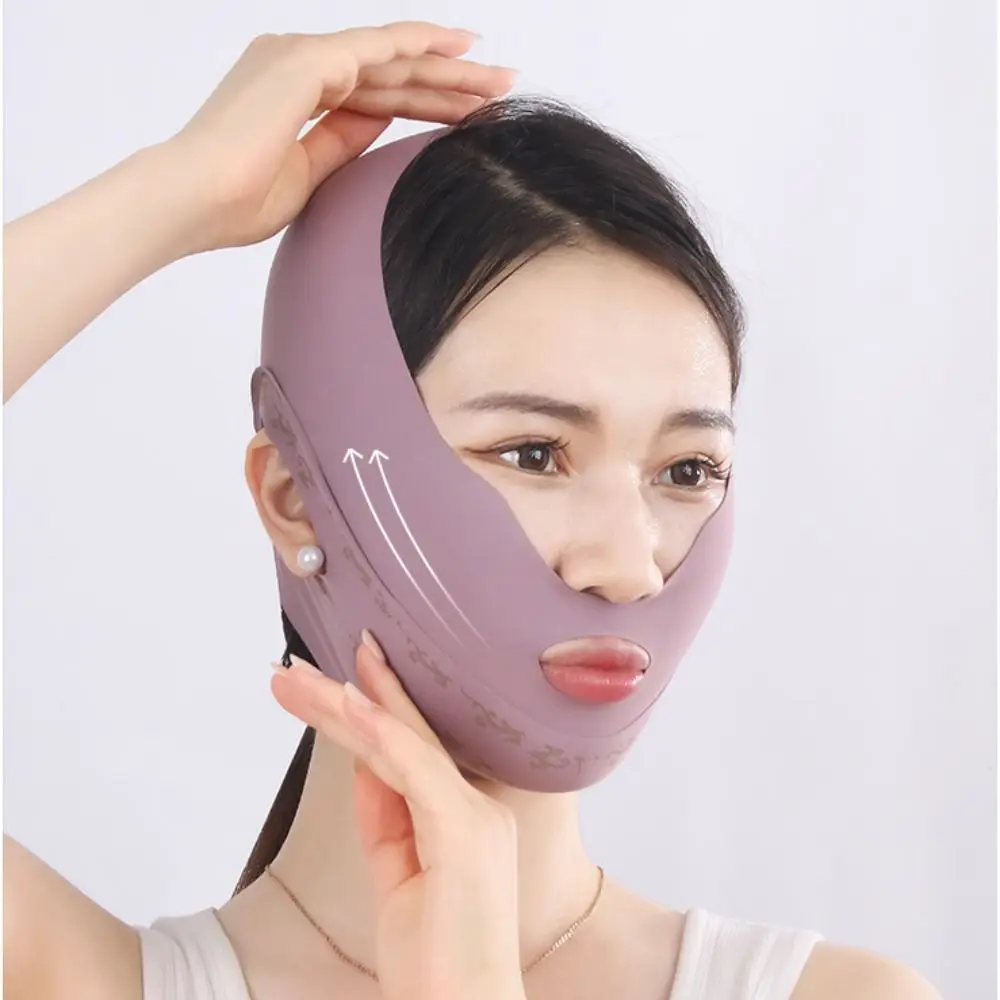 Anti Wrinkle Face Slimming Bandage Breathable Facial Massage Face Lift Up Strap Graphene Elastic Chin Cheek Lifting Belt Women