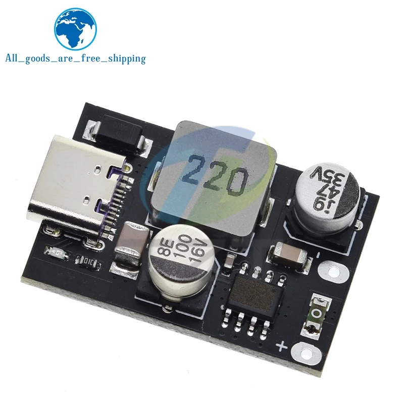 PD3.0/PPS/QC3.0 Apple Huawei MTK Samsung DIY Fast Charger DC 8-32V 30W Step-down Module for Emergency Charging of Mobile Phone