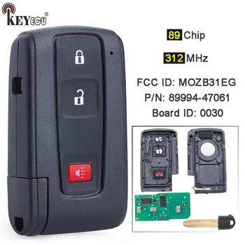Keyforkess 312MHz scheda ID: 0030, P/N: 89994-47061 MOZB31EG Smart Remote Key Fob per Toyota Prius 2004 2005 2006 2007 2008 2009