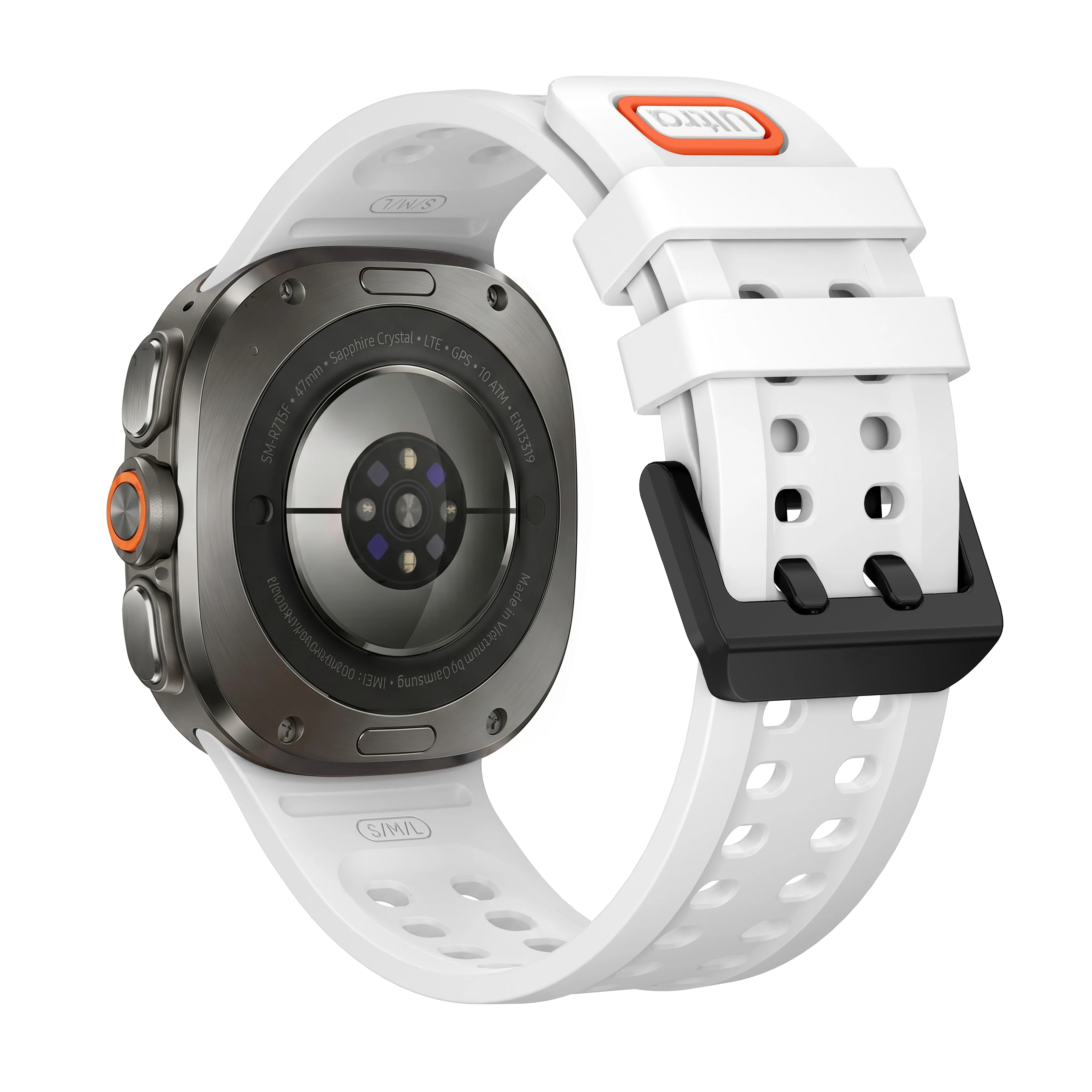 Premium Silicone Marine Sports Band for Smartwatch - Ultra Durable Strap