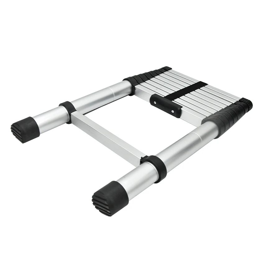 New 2.6 Meters DLT-A Portable Safety Extension Ladder Thick Aluminum Alloy Single-sided Straight Ladder Household 9 Steps