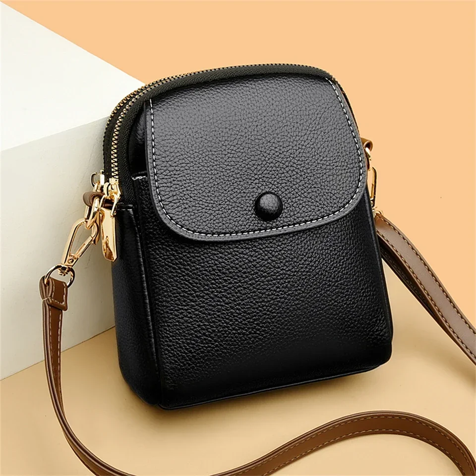

Маленькая элегантная сумка через плечо для женщин, женские повседневные сумки через плечо и кошельки, кожаная сумка-мессенджер