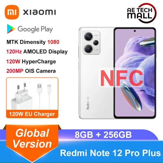 Xiaomi Redmi Note 12 Pro Plus 5G 8GB/256GB, 200MP OIS Camera,120W