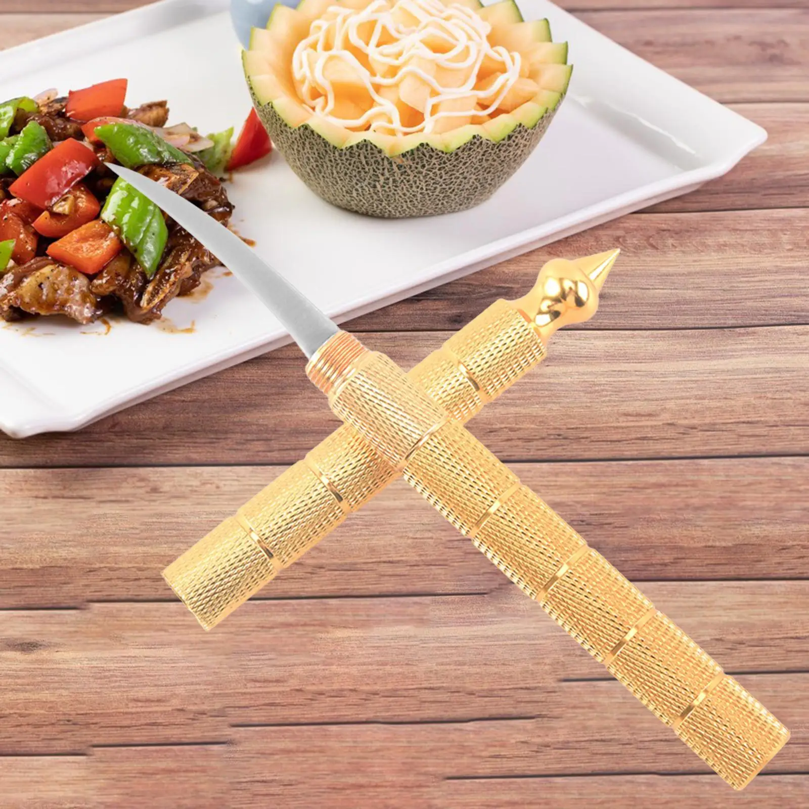 Kitchen Food Carving Knife Scimitar Steel Craft Tool Sharp for Chef Fruit Soap Kitchen Food Carving Knife Scimitar Steel Craft Tool Sharp for Chef Fruit Soap