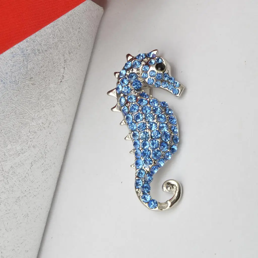 

Fashion Seahorse Horse Pendant Brooch Pin Jewelry Wedding Bridal