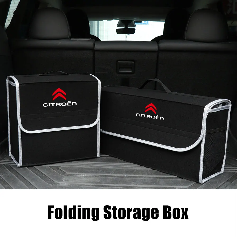 Coffre De Voiture À Grande Capacité De Stockage Pliant Boîte Auto Accessoires Pour Cristaux En C1 C2 C3 C4 C5 C6 Vts Ds 5Ls Ds6 Ds7 C3-Xr