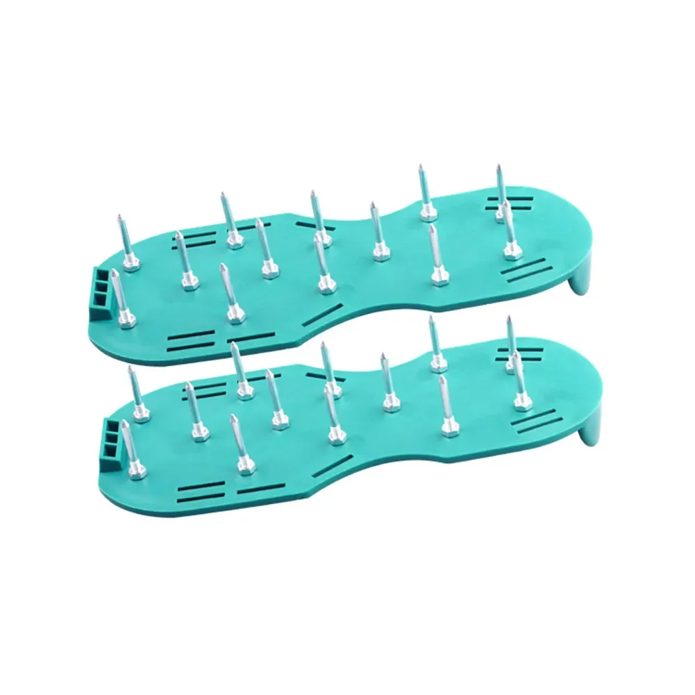 Gardening Walking and Revitalizing Lawn Aerator Sandals, Spiked Shoes, Scarifier, Nail Cultivator, Yard Garden Tool, Pair