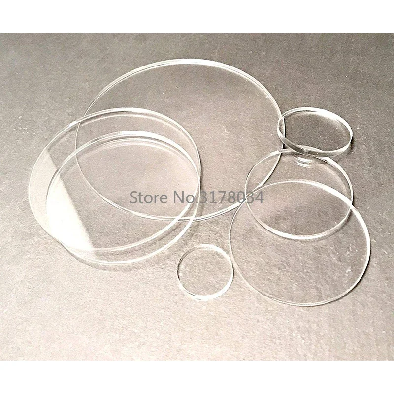 3mm Clear Extruded Circle Acrylic Discs Sheet For picture frames Round Cake Disks Holders DIY Craft Bake Goods Tool