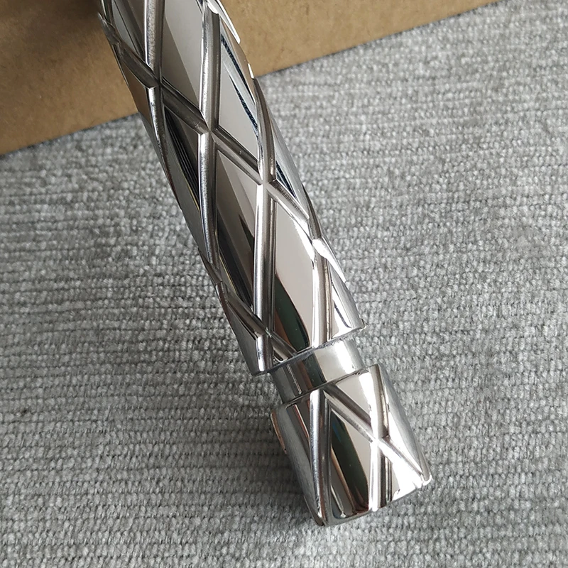 Dscosmetic Spiral Titanium safety razor handle for safety razor 4