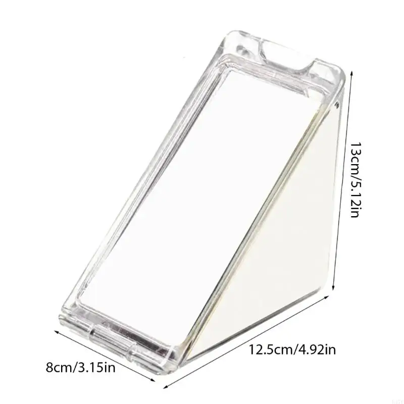 547F Triangle Sandwich Container Plastic Breakfast Holder Practical Lunch Organizers