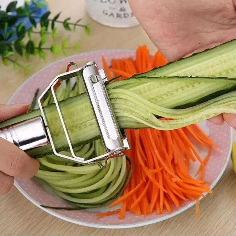 High Quality Stainless Steel Potato Cucumber Carrot Grater Julienne Peeler Vegetables Fruit Peeler Vegetable Slicer