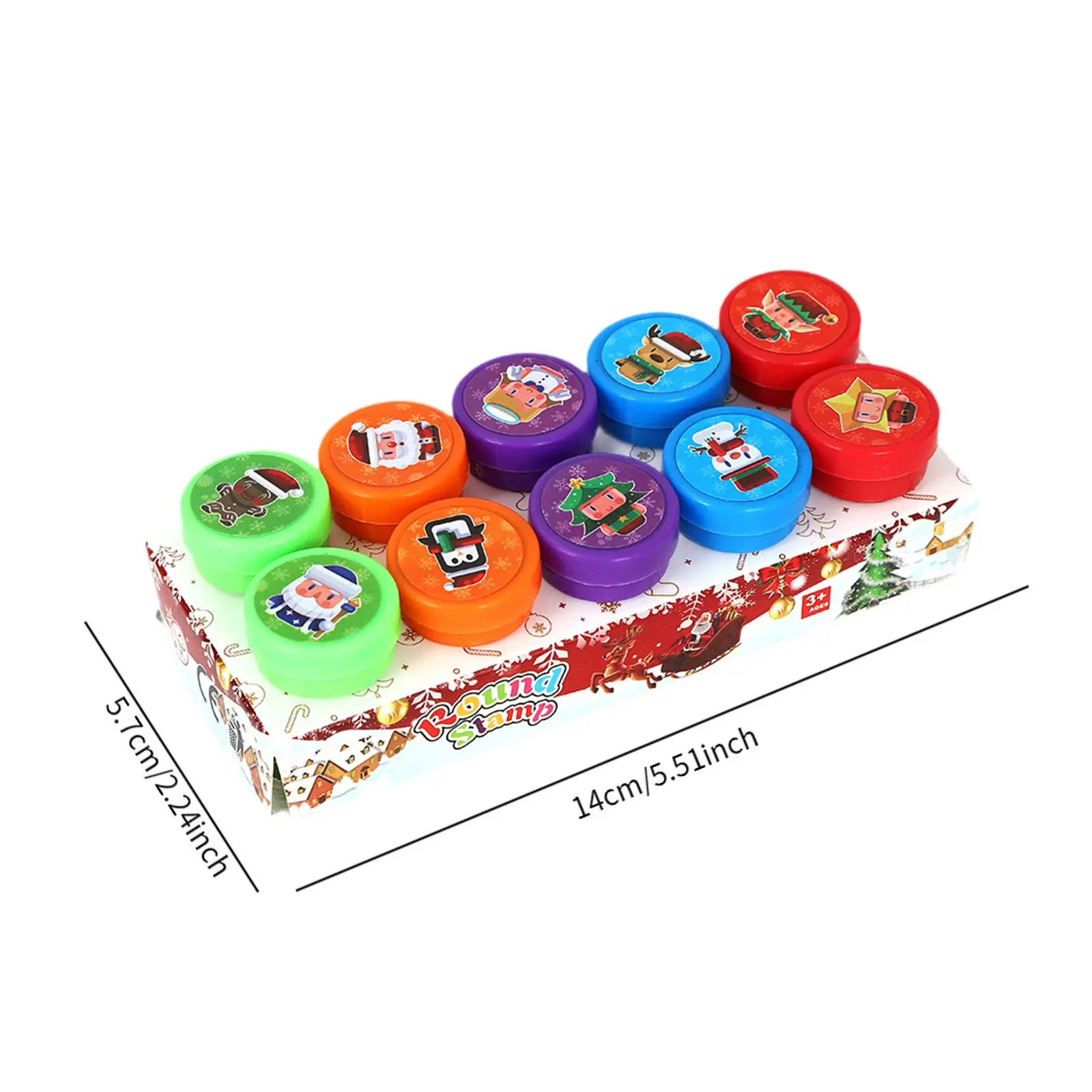 30 Pieces Christmas Stamps Xmas Stamps Decorative Funny Accessories DIY Craft