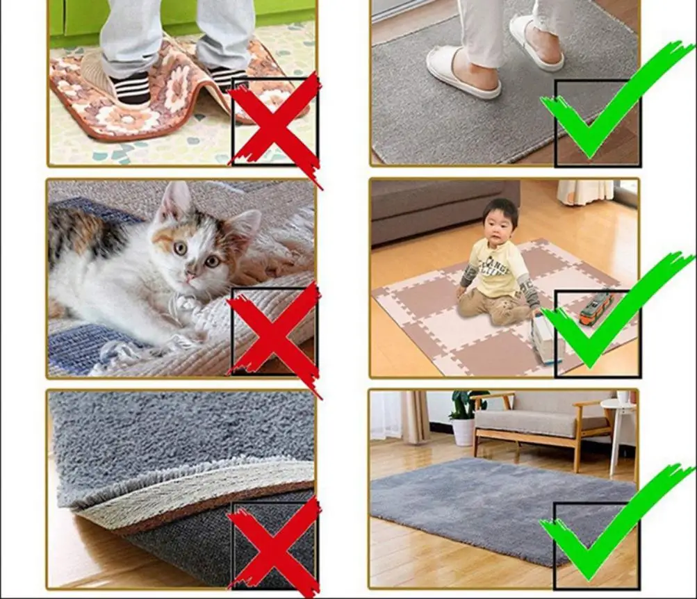 PU Household Carpet Non-Slip Paste Wash No Trace Strong Stick Triangle Carpet No Residual Glue Universal Fixed Paste non slip carpet