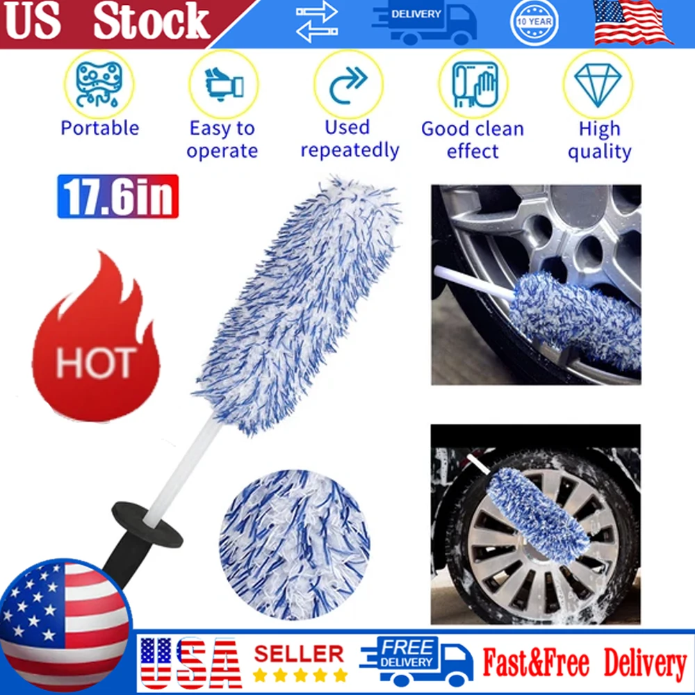 Microfiber Car Wheel Cleaning Brush 1
