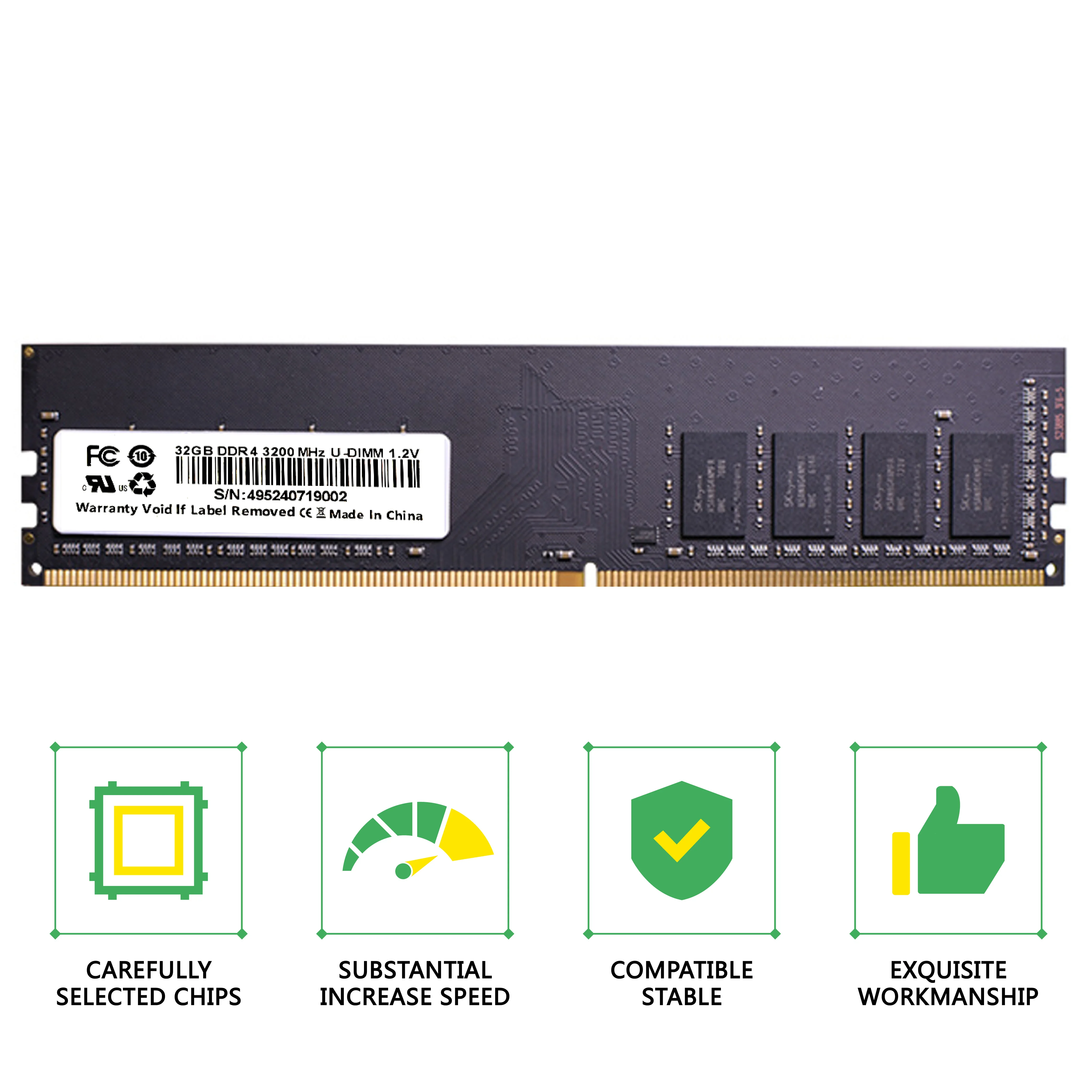 desktop ram memory desktop memory 2-5PCS DDR4 8GB 16GB 32GB 2666 3200 MHz Desktop Universal Memory Ram