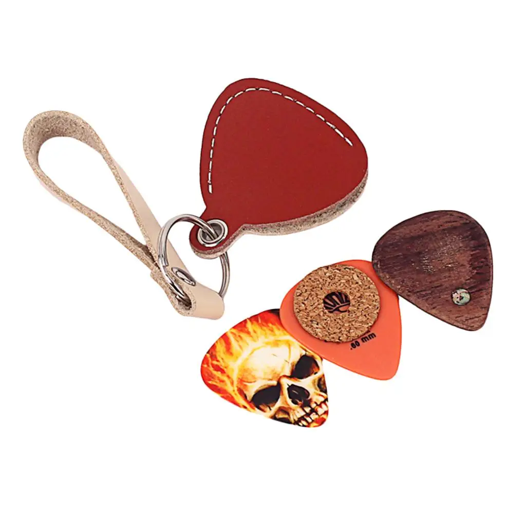 Set of 3 Multicolored Resin Picks for Guitar Ukulele, Instrument