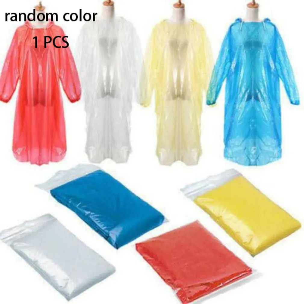 AUEAR 5 Stück Einweg-Notfall-Regenponchos – Wasserdichte Regenmäntel Im Ball Für Outdoor & Reisen