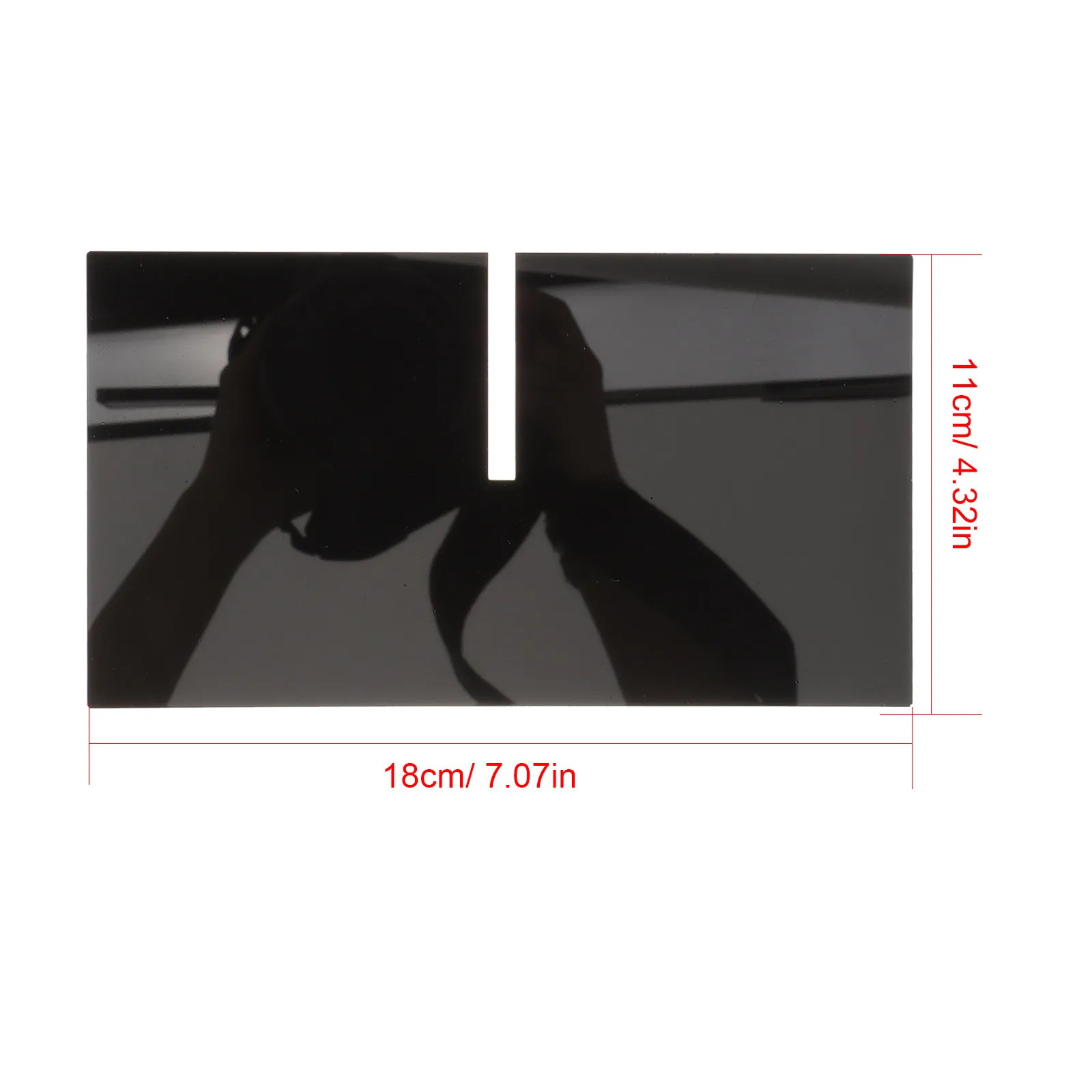 분리 가능한 아크릴 독서대 - 책, 악보, 성경, 성가, 사원, 학교, 사무실, 가정용 - 우아한 책꽂이 독서대